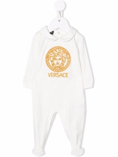 Versace Kids пижама с вышивкой Medusa