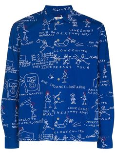 BODE Doodle Scene print shirt