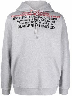 Burberry худи с принтом Horseferry