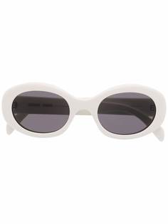 Celine Eyewear солнцезащитные очки в круглой оправе
