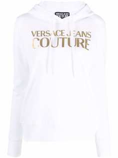Versace Jeans Couture худи с логотипом металлик
