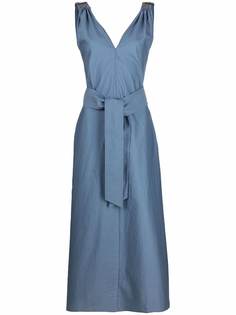 Brunello Cucinelli платье без рукавов с завязками