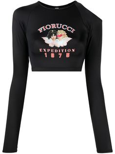 Fiorucci укороченная футболка Arctic Angels