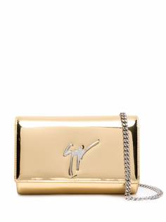 Giuseppe Zanotti клатч Cleopatra с цепочкой