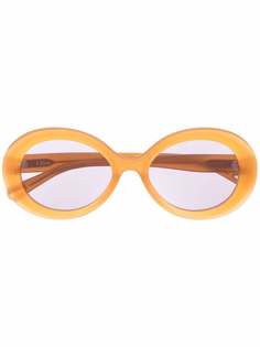 Chloé Eyewear солнцезащитные очки в круглой оправе