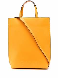GANNI сумка-тоут с тисненым логотипом
