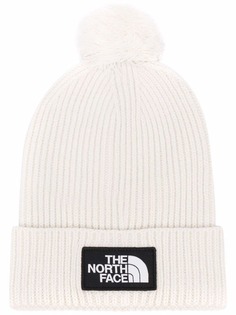 The North Face шапка с помпоном и нашивкой-логотипом