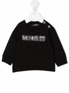 Balmain Kids толстовка с логотипом