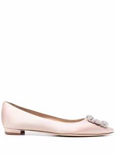 Manolo Blahnik декорированные балетки Hangisi