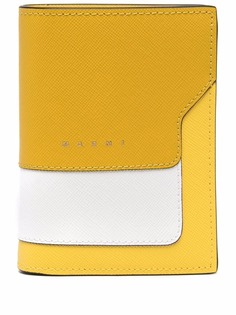 Marni кошелек в стиле колор-блок с логотипом