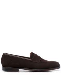 Crockett & Jones лоферы с миндалевидным носком