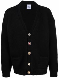 VETEMENTS кардиган с кристаллами