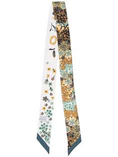 Longchamp шарф с цветочным принтом