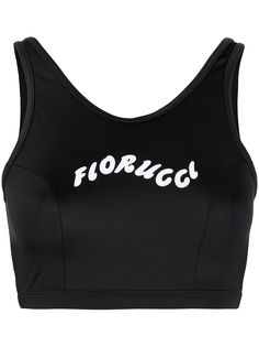 Fiorucci укороченный топ с логотипом