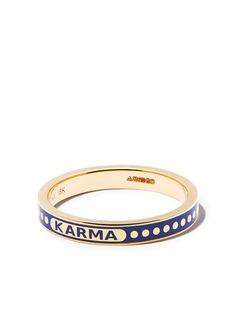 Foundrae кольцо Karma из желтого золота