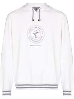 Brunello Cucinelli худи с вышитым логотипом