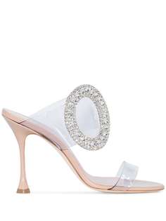 Manolo Blahnik босоножки Fibionabi 105 с кристаллами
