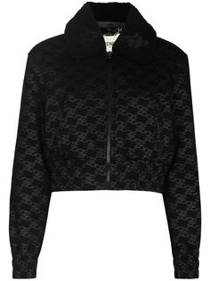 Fendi укороченная куртка Karligraphy