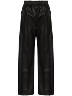 NAMESAKE брюки Akron из искусственной кожи