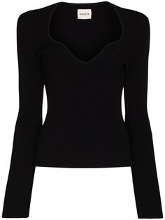 KHAITE джемпер Kirah в рубчик