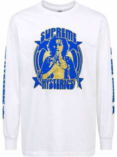 Supreme футболка с длинными рукавами из коллаборации с Hysteric Glamour