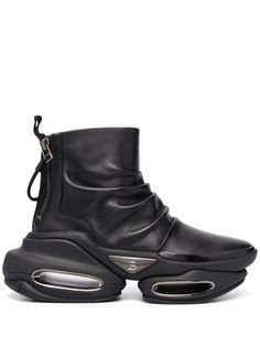 Balmain массивные ботинки со сборками