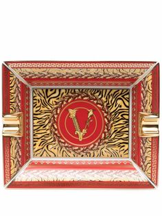 Versace тарелка Vitrus Holiday (16 см)