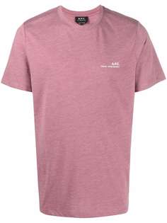A.P.C. футболка с логотипом