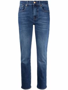7 For All Mankind джинсы скинни свободного кроя