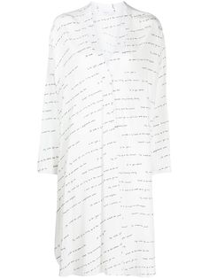 Rosetta Getty шелковое платье с принтом