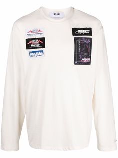 MSGM толстовка с нашивкой