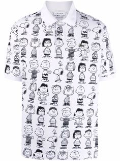 Lacoste рубашка поло из коллаборации с Peanuts