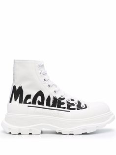 Alexander McQueen высокие кроссовки Tread Slick