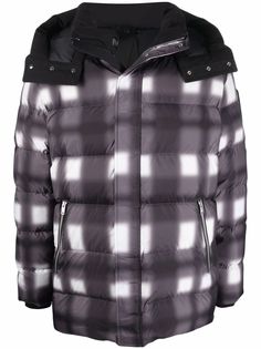 Moose Knuckles пуховик в клетку