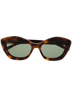 Saint Laurent Eyewear солнцезащитные очки в оправе кошачий глаз