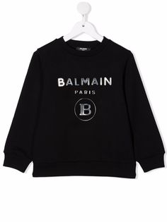 Balmain Kids толстовка с логотипом