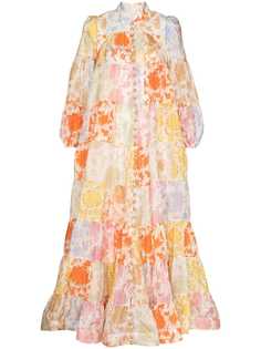 ZIMMERMANN платье макси Postcard Lantern с цветочным принтом