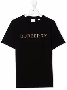 Burberry Kids футболка с логотипом