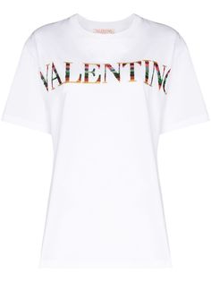 Valentino футболка с логотипом