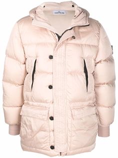 Stone Island пуховик Raso с капюшоном