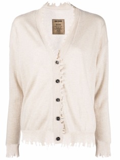 Uma Wang кашемировый кардиган с бахромой