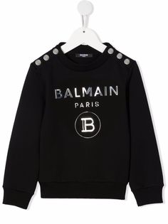 Balmain Kids толстовка с логотипом