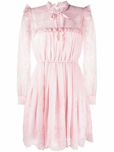 Self-Portrait платье мини с оборками