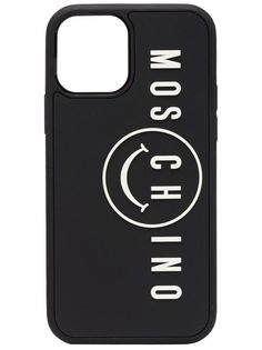 Moschino чехол для iPhone 12/12 Pro с логотипом