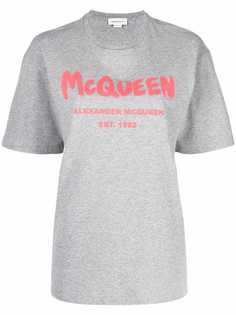 Alexander McQueen футболка с логотипом