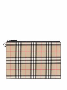 Burberry клатч в клетку Vintage Check