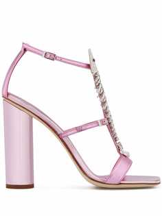 Giuseppe Zanotti декорированные босоножки Slim