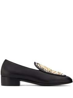 Giuseppe Zanotti лоферы Richard с заклепками