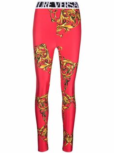 Versace Jeans Couture легинсы с принтом Baroque