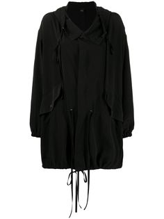 Ys куртка оверсайз с капюшоном Y's